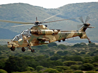 Denel Rooivalk ВВС ЮАР. Фото с сайта aircraftinformation.info