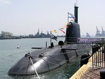 Подводная лодка типа Dolphin ВМС Израиля. Фото shlomiliss с сайта wikipedia.org