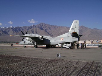 Ан-32 на авиабазе ВВС Индии Ниома. Фото с сайта in.com