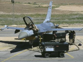 F-16 ВВС Иордании. Фото с сайта rjaf.mil.jo