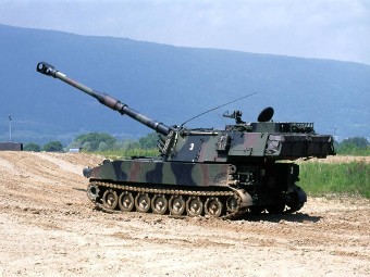 M109A2. Фото с сайта aralg.com
