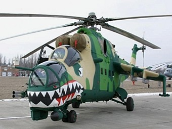 Ми-35П на испытаниях в России. Фото с сайта defensa.com